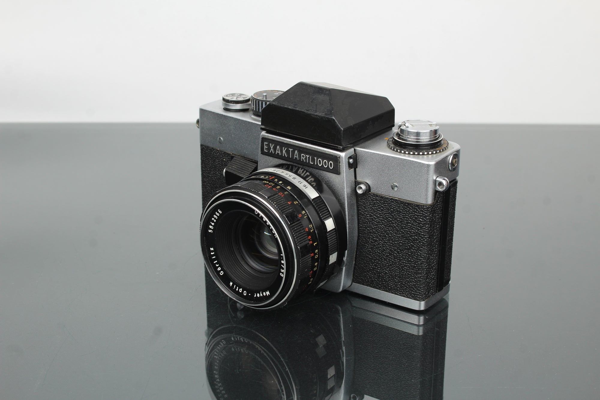 Exakta RTL1000 + obiektyw Oreston 1.8/50