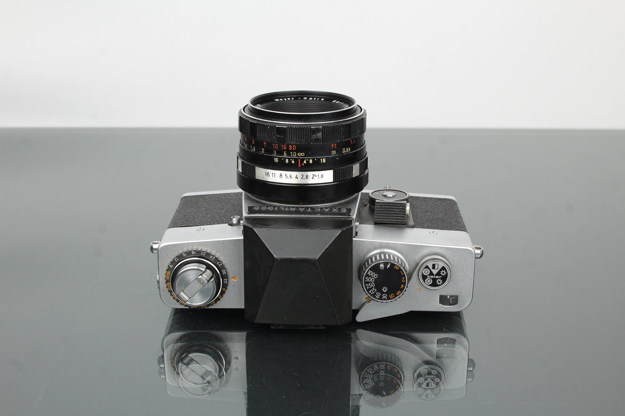 Exakta RTL1000 + obiektyw Oreston 1.8/50