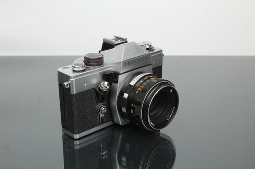 <tc>Praktica</tc> LTL + Obiektyw Pentacon 1.8/50