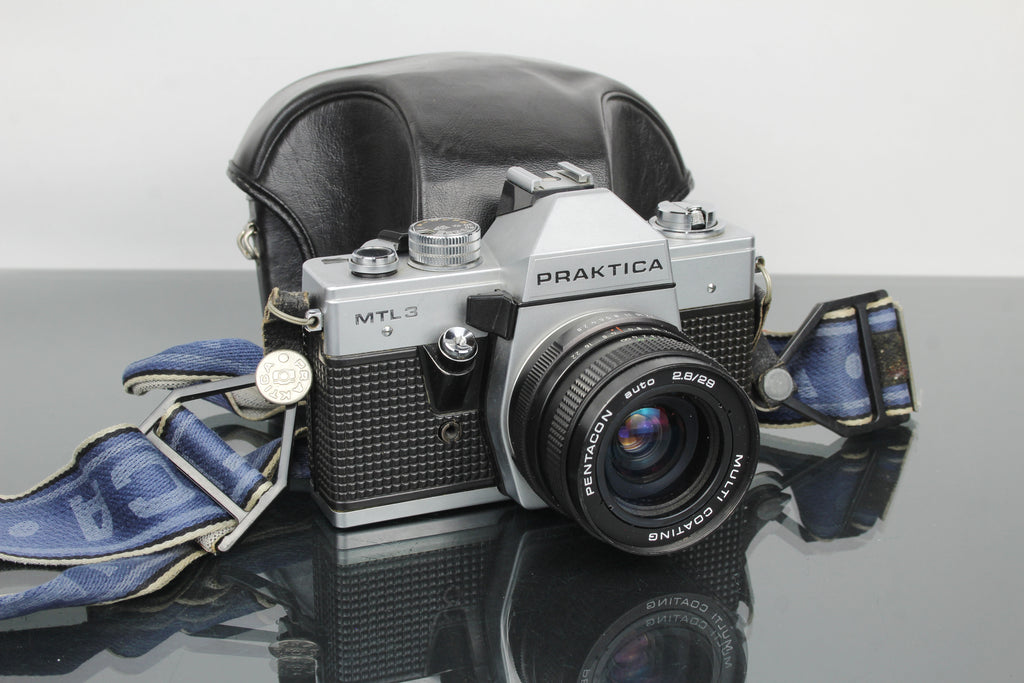 <tc>Praktica</tc> MTL 3 + obiektyw Pentacon auto 2.8/29 M42