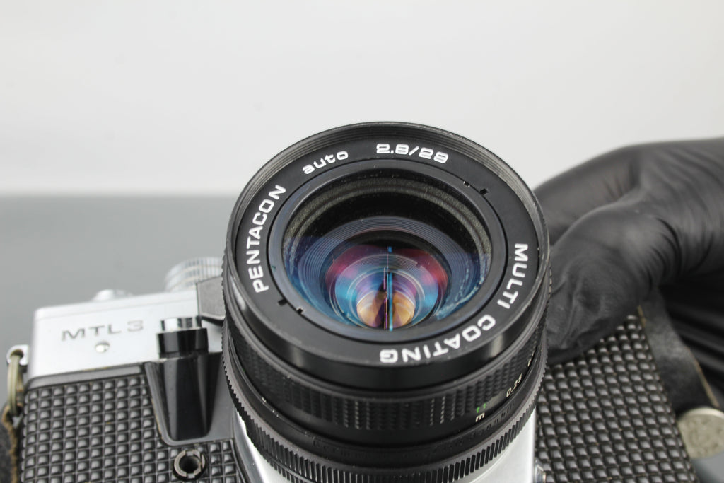 <tc>Praktica</tc> MTL 3 + obiektyw Pentacon auto 2.8/29 M42