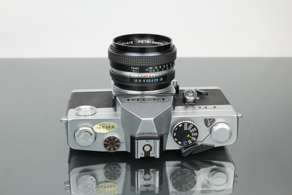 Petri TTL + 55mm 1.8 obiektyw Petri