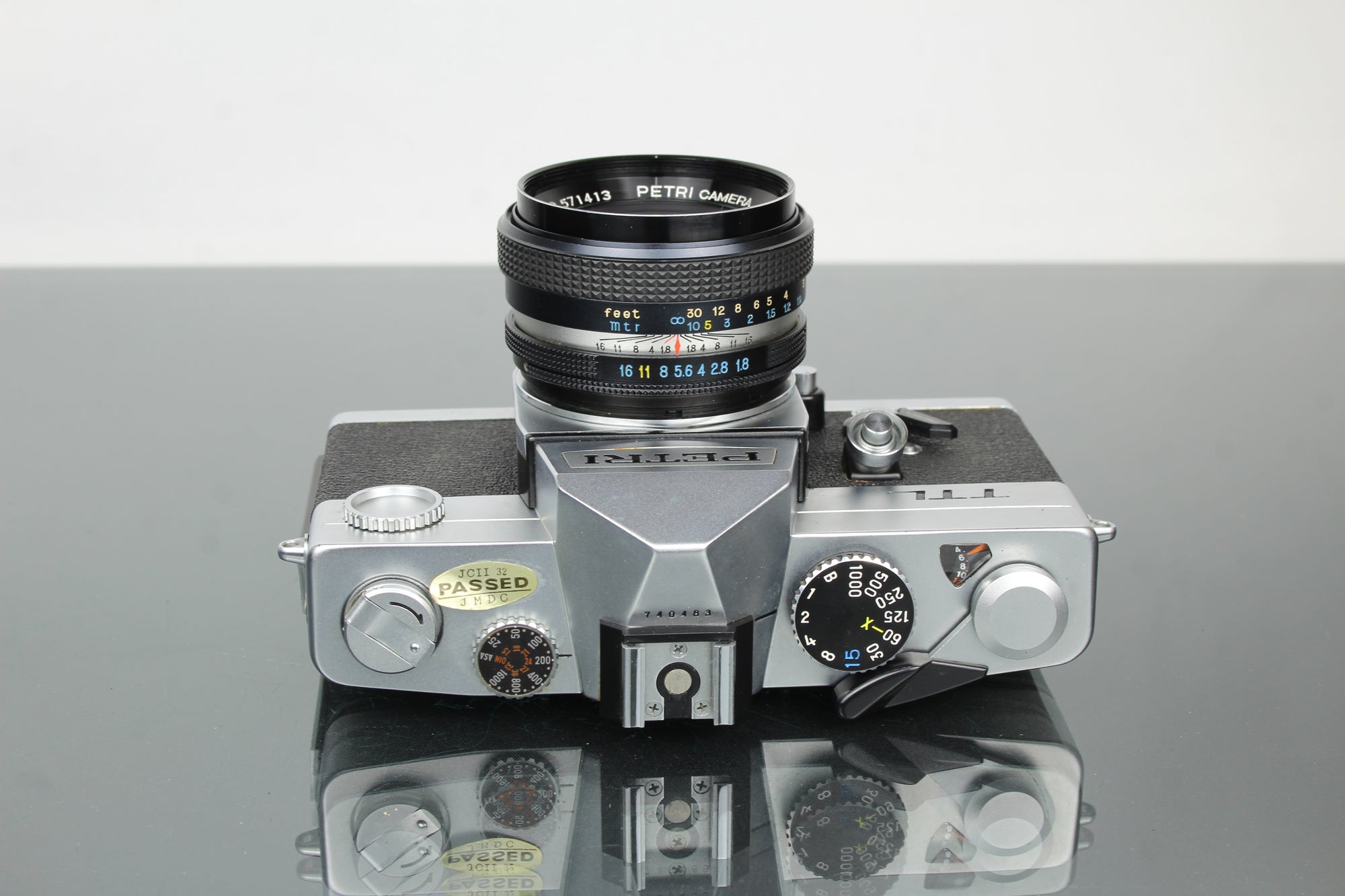 Petri TTL + 55mm 1.8 obiektyw Petri