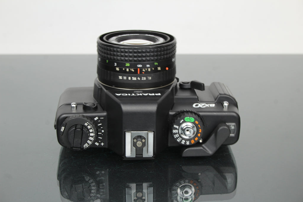 Practica BX20 + Pentacon <tc>Praktica</tc> obiektyw 50mm 1.8