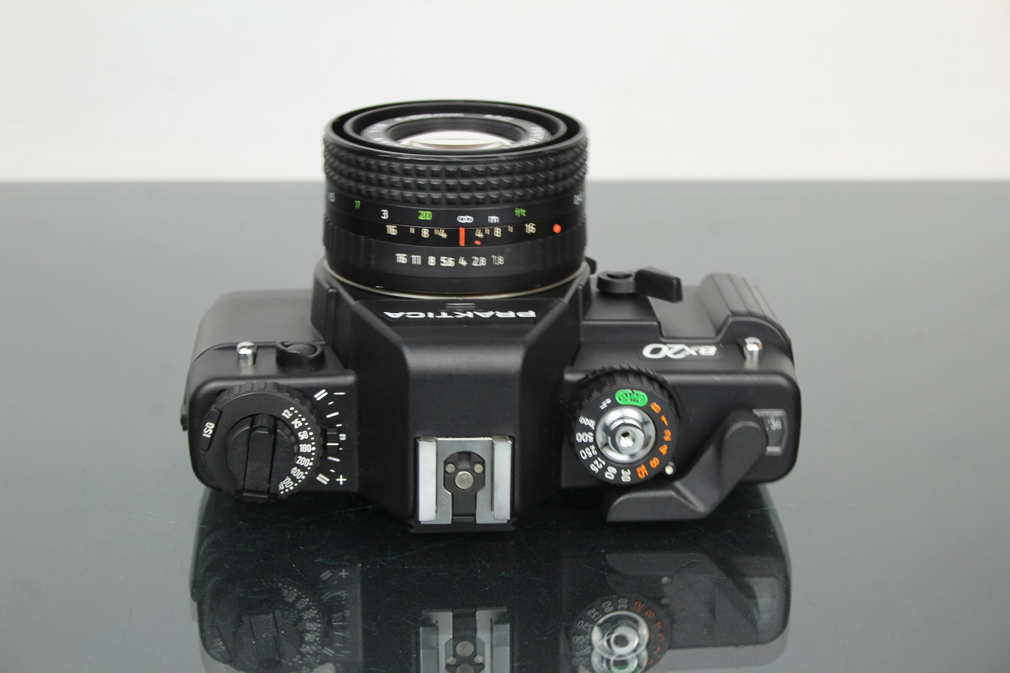 Practica BX20 + Pentacon <tc>Praktica</tc> obiektyw 50mm 1.8
