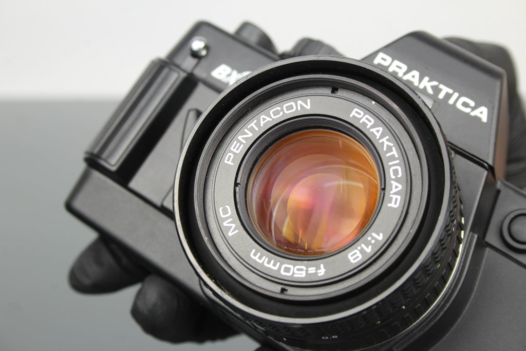 Practica BX20 + Pentacon <tc>Praktica</tc> obiektyw 50mm 1.8