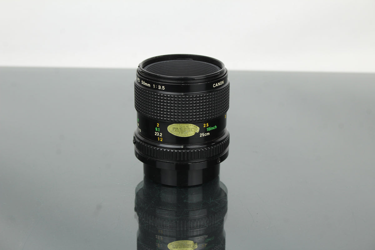Canon Macro Lens FD 50MM 1:3.5 (FD Mount)