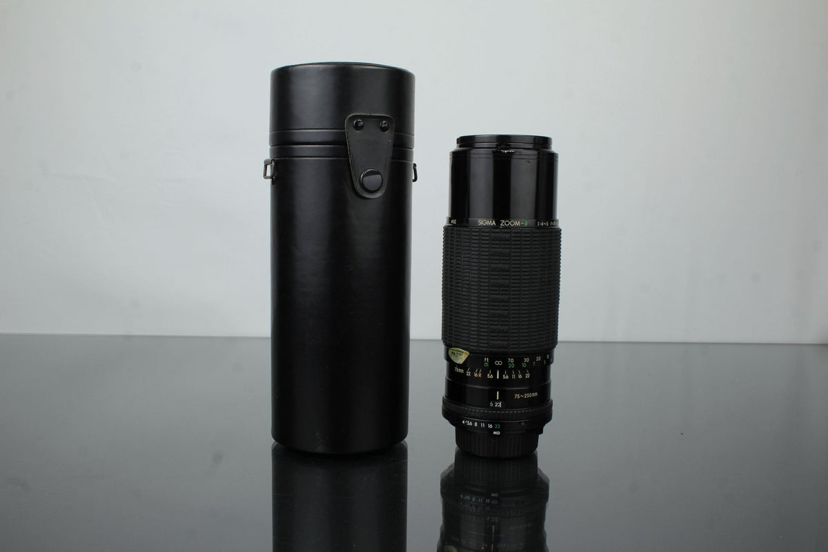 Sigma Zoom 14 - 5 f=75 - 250mm Minolta MD Mount - Dutch|Thrift